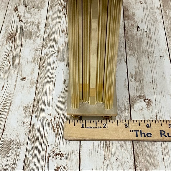 BULOVA Grand Prix B-1700 Gold-tone Brass Mantle Clock - Picture 6 of 14